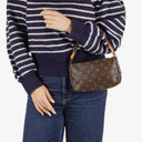 Louis Vuitton Pochette Accessoires Monogram Canvas Clutch Handbag