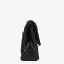 Chanel Vintage Small Classic Double Flap Bag Black Quilted Lambskin 24K Gold-Plated Hardware
