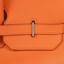 Hermès Birkin 40 In Orange Clemence With Palladium Hardware