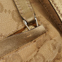 Gucci GG Beige/Metalic Monogram Canvas Belt Bag