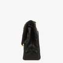Chanel Vintage Small Classic Double Flap Bag Black Quilted Lambskin 24K Gold-Plated Hardware