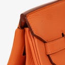 Hermès Birkin 40 In Orange Clemence With Palladium Hardware