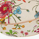 Gucci Canvas Floral Flora Bamboo Ring Hobo Bag