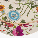 Gucci Canvas Floral Flora Bamboo Ring Hobo Bag