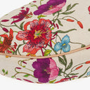 Gucci Canvas Floral Flora Bamboo Ring Hobo Bag