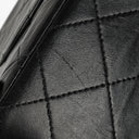 Chanel Vintage Small Classic Double Flap Bag Black Quilted Lambskin 24K Gold-Plated Hardware
