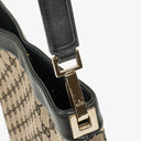 Gucci GG Canvas And Leather Shoulder Hobo Bag