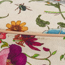 Gucci Canvas Floral Flora Bamboo Ring Hobo Bag