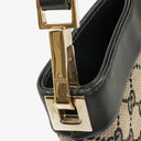 Gucci GG Canvas And Leather Shoulder Hobo Bag