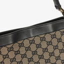 Gucci GG Canvas And Leather Shoulder Hobo Bag