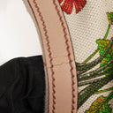 Gucci Canvas Floral Flora Bamboo Ring Hobo Bag