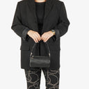 Gucci Black Leather Blondie Mini Barrel Bag