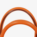 Hermès Birkin 40 In Orange Clemence With Palladium Hardware