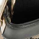 Gucci GG Canvas And Leather Shoulder Hobo Bag