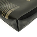 Chanel Black Vinyl Maison Window Print Shoulder Bag