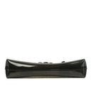 Chanel Black Vinyl Maison Window Print Shoulder Bag
