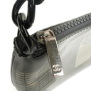Chanel Black Vinyl Maison Window Print Shoulder Bag