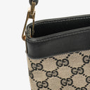 Gucci GG Canvas And Leather Shoulder Hobo Bag