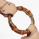 Gucci Canvas Floral Flora Bamboo Ring Hobo Bag