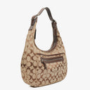 Coach Beige/Brown Signature Hobo Bag