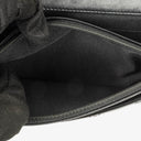 Chanel Black Patent Leather Quilted Wallet On Chain Bag