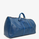 Louis Vuitton Keepall 60 Blue EPI Leather Travel Bag