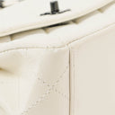 Chanel White Quilted Lambskin Plastic Hardware Shouder Bag