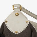 Louis Vuitton Mahina XL Leather White Monogram Shoulder Bag