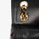Chanel Medium Vintage Classic Double Flap Bag in Quilted Black Lambskin With 24K Gold-Plated Hardware