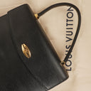 Louis Vuitton Malesherbes Black Epi Leather Handbag