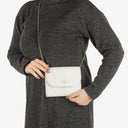 Chanel Quilted White Leather Single Flap Bag