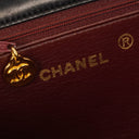 Chanel Medium Classic Single Flap Bag Black Quilted Lambskin With 24K Gold-Plated Hardware