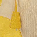 Prada Canapa Grezza Grezzo Sole Tote Bag
