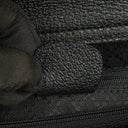 Gucci Black Vintage Suede Bamboo Tote