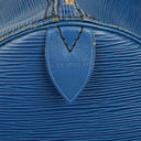 Louis Vuitton Keepall 60 Blue EPI Leather Travel Bag