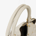 Louis Vuitton Mahina XL Leather White Monogram Shoulder Bag