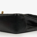 Chanel Medium Vintage Classic Double Flap Bag in Quilted Black Lambskin With 24K Gold-Plated Hardware