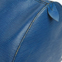 Louis Vuitton Keepall 60 Blue EPI Leather Travel Bag
