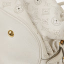Louis Vuitton Mahina XL Leather White Monogram Shoulder Bag