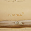 Chanel Bi-Color Black/Beige Quilted Lambskin Flap Bag