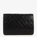 Chanel Medium Classic Single Flap Bag Black Quilted Lambskin With 24K Gold-Plated Hardware