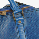 Louis Vuitton Keepall 60 Blue EPI Leather Travel Bag