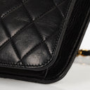 Chanel Medium Classic Single Flap Bag Black Quilted Lambskin With 24K Gold-Plated Hardware