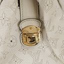 Louis Vuitton Mahina XL Leather White Monogram Shoulder Bag