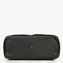 Gucci Black Vintage Suede Bamboo Tote