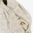 Louis Vuitton Mahina XL Leather White Monogram Shoulder Bag