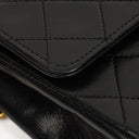 Chanel Medium Vintage Classic Double Flap Bag in Quilted Black Lambskin With 24K Gold-Plated Hardware