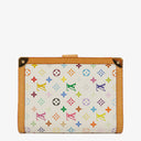 Louis Vuitton x Takashi Murakami White Monogram Multicolore Small Agenda/Notebook Cover