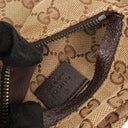 Gucci GG Beige/Brown Monogram Canvas Belt Bag