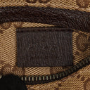 Gucci GG Beige/Brown Monogram Canvas Belt Bag